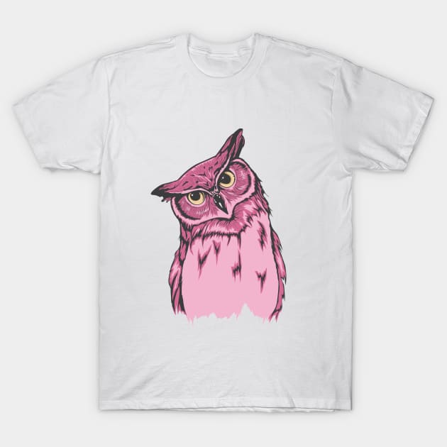 Pinky Owl T-Shirt by ervingutava